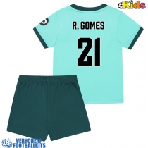 Wolves Rodrigo Gomes #21 Replica Away Minikit 2025-26 Short Sleeve (+ pants)